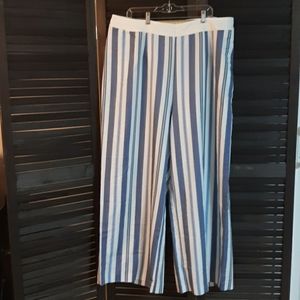 EVA LONGORIA striped pants plus size 22W